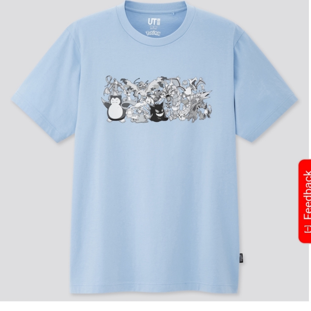 NWT Pokemon Graphic Tee UT Blue